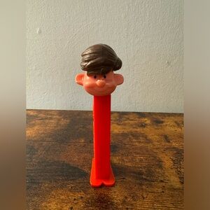 Vintage PEZ Dispenser Brown Haired Boy